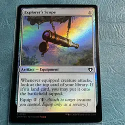 Explorer's Scope Commander Masters Foil 0380 Common NM MTG - Image 1