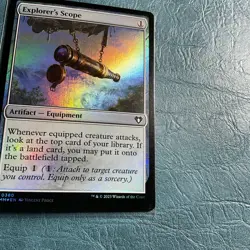 Explorer's Scope Commander Masters Foil 0380 Common NM MTG - Image 3
