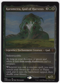 Karametra, God of Harvests (Foil Etched) Commander Legends Foil NM - Image 1