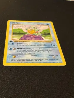 Pokemon Squirtle 1st Edition Base Set Shadowless 63/102 Wizards of the Coast - Image 5