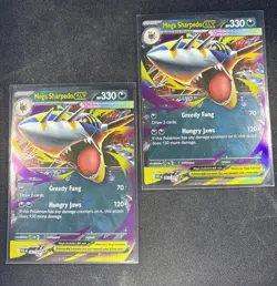 2025 Pokemon Phantasmal Flames PFL EN Mega Sharpedo EX Double Rare 061/094 Qty:2 - Image 1