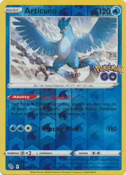 Articuno 24/78 Reverse Holo | Pokemon GO | Pokemon Card - Image 1