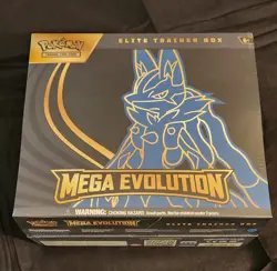 Pokemon ETB Mega Evolution Lucario Elite Trainer Box - Image 1