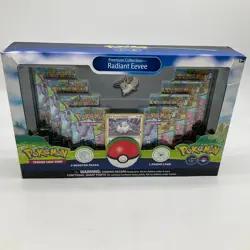 Pokemon Go TCG Radiant Eevee Premium Collection Box Factory Sealed 8 Packs - Image 1