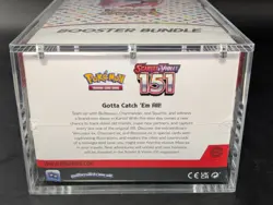 Pokemon 151 SV3.5 Booster Bundle Display Factory Sealed Case W/Acrylic Case - Image 3