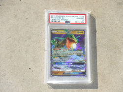 2018 POKEMON SUN & MOON RAYQUAZA GX CELESTIAL STORM #109 PSA 10 - Image 1