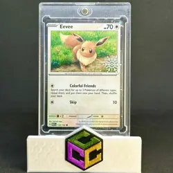 Pokemon Holiday Calendar 2025 Eevee 133/165 Festive Stamp Snowflake - Image 1