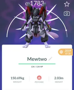 Pokemon Go PTC Acc, Guaranteed Lucky Armor Mewtwo - Image 1