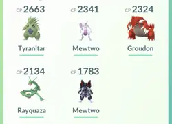 Pokemon Go PTC Acc, Guaranteed Lucky Armor Mewtwo - Image 2