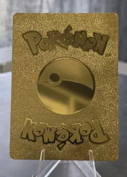 Pokemon Flareon V 210hp Single Strike Gold Foil Fan Art Collector Card TCG - Image 2