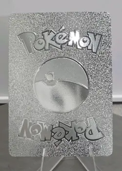 Pokemon Snorlax 150hp Silver Foil Fan Art Collector Card TCG - Image 2