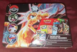 Pokemon 2023 2024 Charizard Tin Lunch Box Chest Pencil Cases LOT 10 packs - Image 2