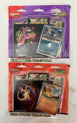 2 Pokemon TCG ME2.5 Ascended Heroes Tech Sticker Collection Bundle Sealed New - Image 1
