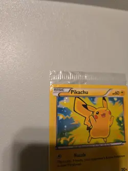Pokemon Pikachu TCG Holo Card 42/146 2014 Movie Promo SEALED - Image 2