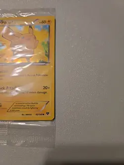 Pokemon Pikachu TCG Holo Card 42/146 2014 Movie Promo SEALED - Image 4