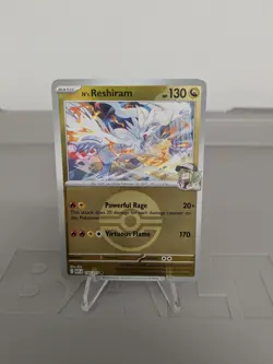 N’s Reshiram Pokeball Reverse Holo - 154/217 Ascended Heroes - NM - Pokemon - Image 1