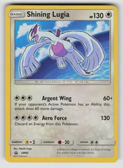Shining Lugia SM82 Promo SM Black Star Promos Pokemon MP - Image 1