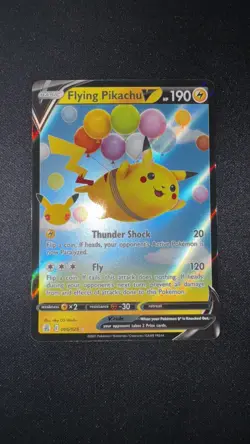 Flying Pikachu V Ultra Rare Holofoil 006/025 NM Celebrations Pokemon Card - Image 2