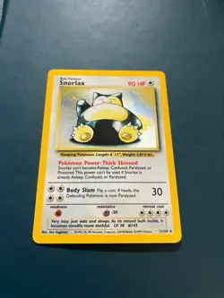 Snorlax 11/64 Pokemon Jungle Holo: No Symbol, Excellent Condition LP - Image 1