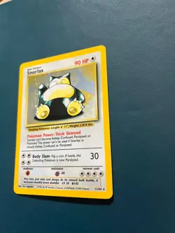 Snorlax 11/64 Pokemon Jungle Holo: No Symbol, Excellent Condition LP - Image 2