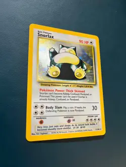 Snorlax 11/64 Pokemon Jungle Holo: No Symbol, Excellent Condition LP - Image 3
