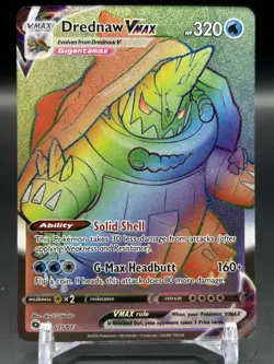 Drednaw VMAX 075/073 Secret Rare Champion's Path Pokemon TCG - Image 1