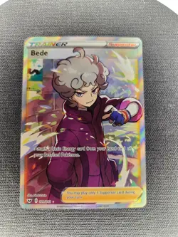 Pokemon TCG - Bede 199/202 - Sword & Shield - Ultra Rare - Near Mint - Image 1