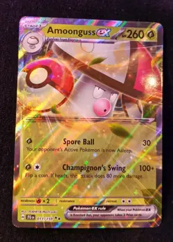 Amoonguss ex 11/159 NM Double Rare ~ Pokemon TCG Card Sv09: Journey Together Eng - Image 1