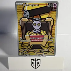 Pokemon TCG - Gimmighoul 198/182 Paradox Rift - Illustration Rare Holo - NM - Image 1