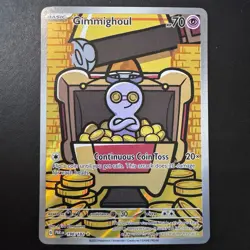 Pokemon TCG - Gimmighoul 198/182 Paradox Rift - Illustration Rare Holo - NM - Image 3