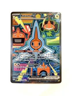 Rotom ex 126/094 Phantasmal Flames Special Illustration Rare Pokemon TCG NM - Image 1
