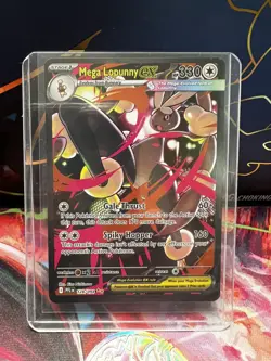 Mega Lopunny ex 128/094 Me02: Phantasmal Flames Holo Pack Fresh Nm+ Pokemon TCG - Image 1