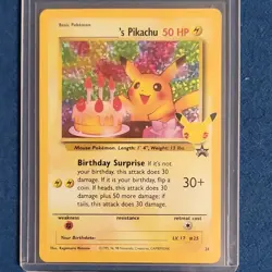 Pokemon Celebration's Birthday Pikachu Holo Promo Card #25, Lot (6) 2021 - Image 1