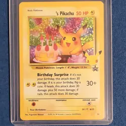 Pokemon Celebration's Birthday Pikachu Holo Promo Card #25, Lot (6) 2021 - Image 3