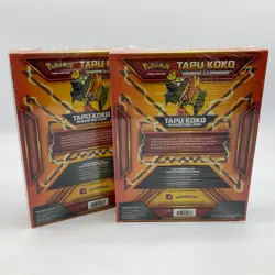 Lot of (2) Pokemon TCG Tapu Koko Collection Box Sealed Sun Moon Guardians Rising - Image 2