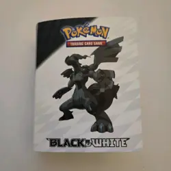 2011 POKEMON Black & White Zekrom Reshriam Mini Binder - Used - Image 2