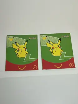 McDonald’s Pokemon TCG 2021 25th Anniversary Happy Meal 2 Packs Pikachu - Image 1