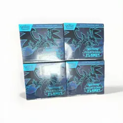 Lot 4 Pokemon Mega Evolution—Phantasmal Flames Elite Trainer Box ETB Sealed - Image 1