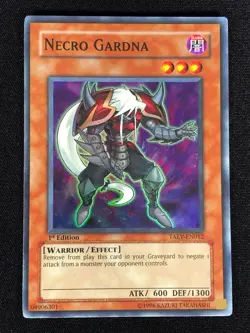 Yugioh Necro Gardna TAEV-EN012 1st Super (NM) - Image 1