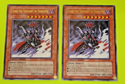 Yu-Gi-Oh Gorz the Emissary of Darkness Limited Edition Ultra Rare YR01-EN003 x2 - Image 1