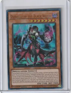 Yugioh RA03-EN032 Diabellstar the Black Witch – Ultra Rare 1st Edition - Image 1