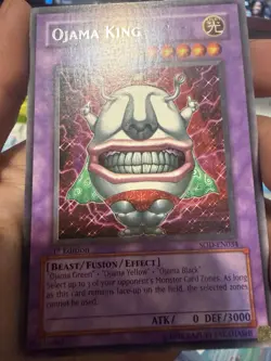 Yu Gi Oh Ojama King - SOD-EN034 - Rare - 1st Edition - Image 1