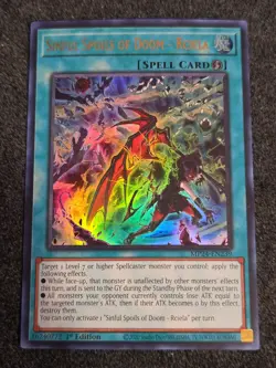 1X NM Sinful Spoils of Doom - Rciela - MP24-EN239 - Ultra Rare 1st Edition LP - Image 1