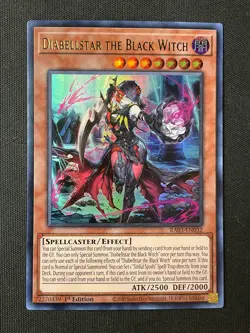 Yu-Gi-Oh TCG #RA03-EN032 Diabellstar the Black Witch 1st Edition Ultra Rare NM - Image 1