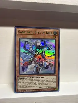 1x Sage with Eyes of Blue (Green) | LDS2-EN011 | UR | 1st Ed | NM | YuGiOh - Image 1