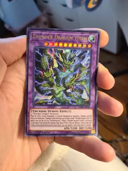 Yugioh Thunder Dragon Titan MP19-EN182 1st Ultra Rare - Image 1