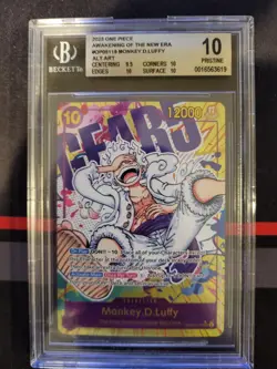 2023 ONE PIECE MONKEY D LUFFY OP05-119 GEAR 5 SEC ALT ART ENGLISH BGS 10 - Image 1