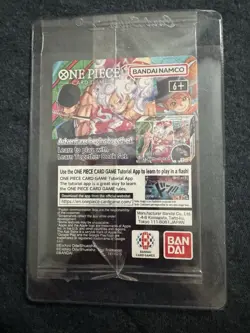 Bandai One Piece CCG Monkey.D.Luffy US Voyage Promo Foil Card College Basketball - Image 2