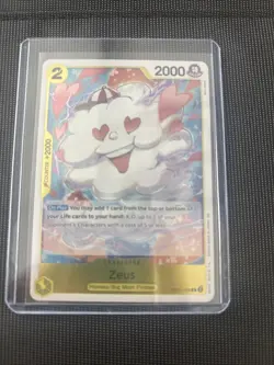 2x Zeus OP11-106 One Piece TCG A Fist of Divine Speed English R Foil Playset - Image 3