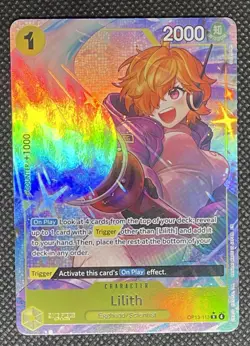 Lilith - Alt Art - OP13-113 - Carrying On His Will - One piece TCG - Image 1